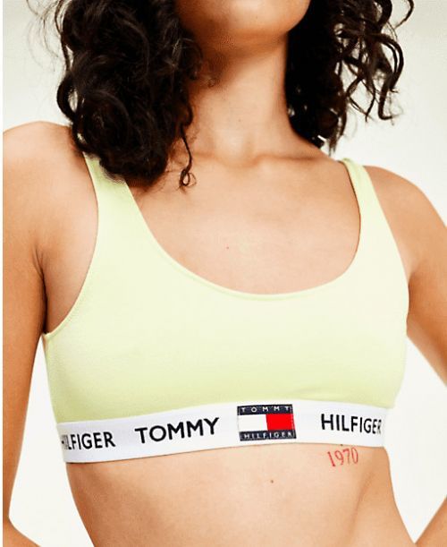 Dámská podprsenka Tommy Hilfiger žlutá (UW0UW02225 ZA6) L