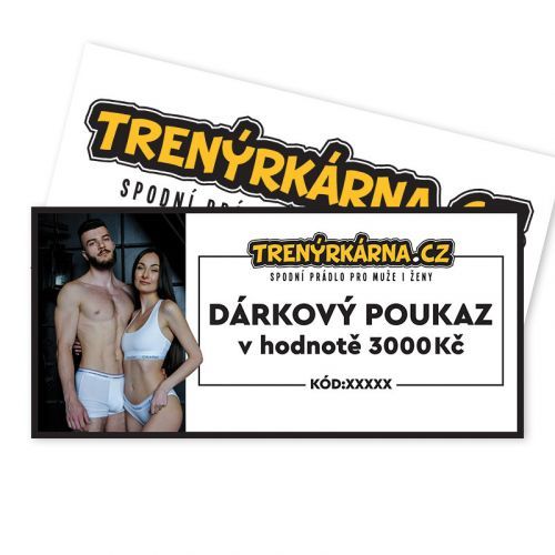 Elektronický voucher 3000,- (zaslání pouze e-mailem) uni