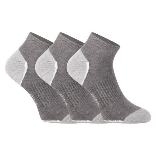 3PACK ponožky DIM nízké šedé (D05Q5-0HR) M