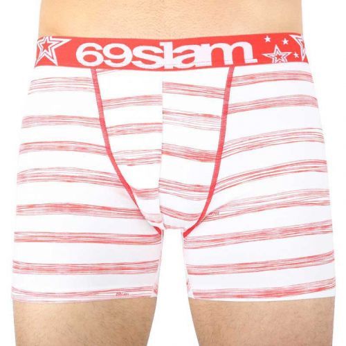 Pánské Boxerky 69SLAM fit stripes red M, trenky / trenýrky