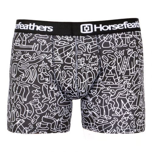 Pánské boxerky Horsefeathers Sidney doodle (AM070C) L