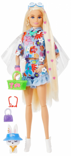 Mattel Barbie Extra Síla květin GRN27