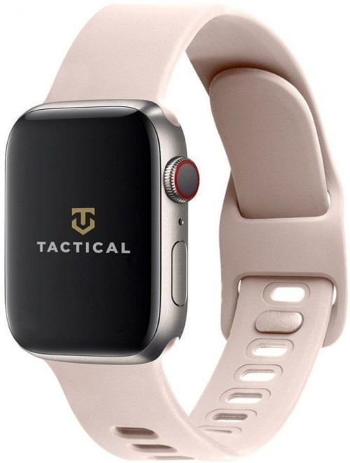 Tactical 796 silikonový řemínek s přezkou pro Apple Watch 1/2/3/4/5/6/7/SE 42/44/45mm 57983101962, růžový