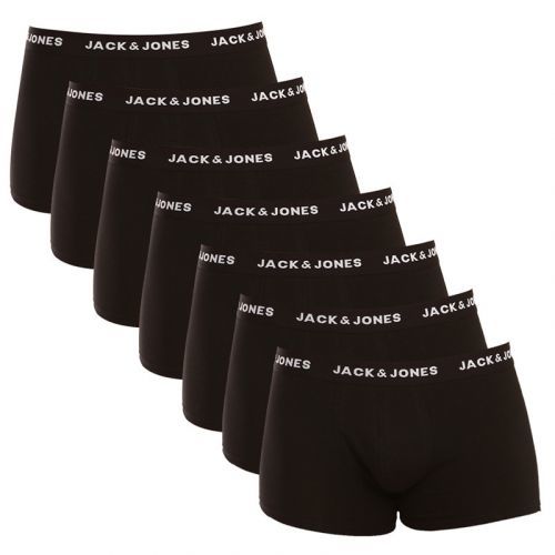 7PACK pánské boxerky Jack and Jones černé (12171258) L