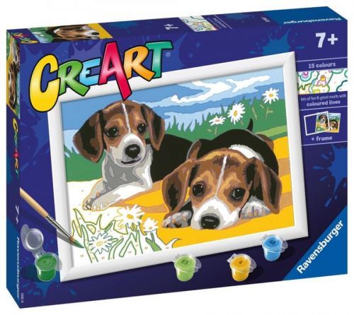 Ravensburger CreArt Štěňata Jack Russella