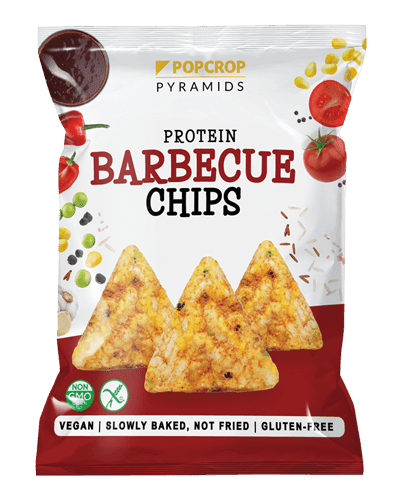 Popcrop Proteinové Chipsy s barbecue příchutí 60g