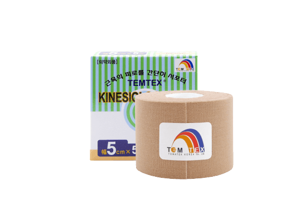 Temtex kinesio tape Classic, béžová tejpovací páska 5cm x 5m
