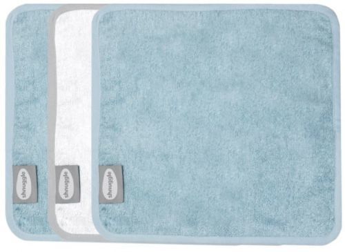 SHNUGGLE Žínky - Modré, 3ks