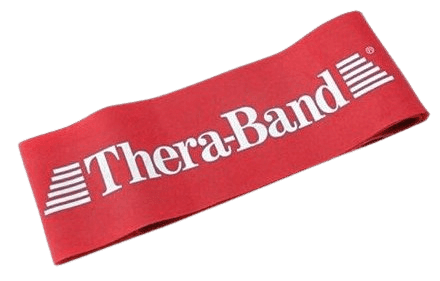 Theraband  Thera-Band Loop 7,6cmx30,5cm - Červená, středně silná