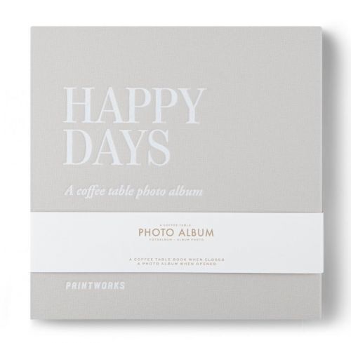 Fotoalbum Happy Days S Printworks stříbrné