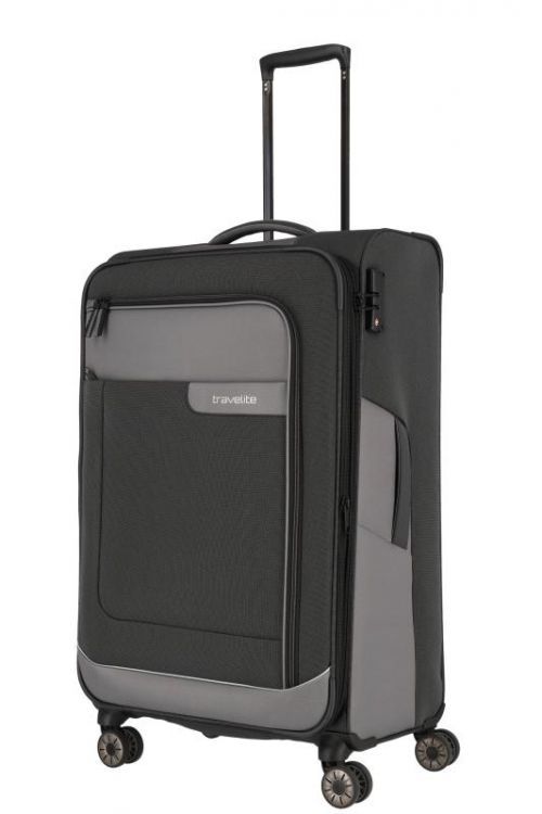 Travelite Viia 4w L Anthracite kufr