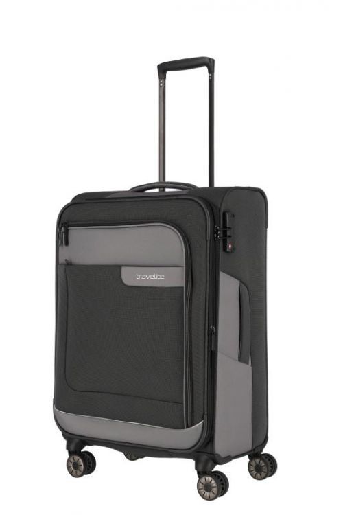Travelite Viia 4w M Anthracite kufr