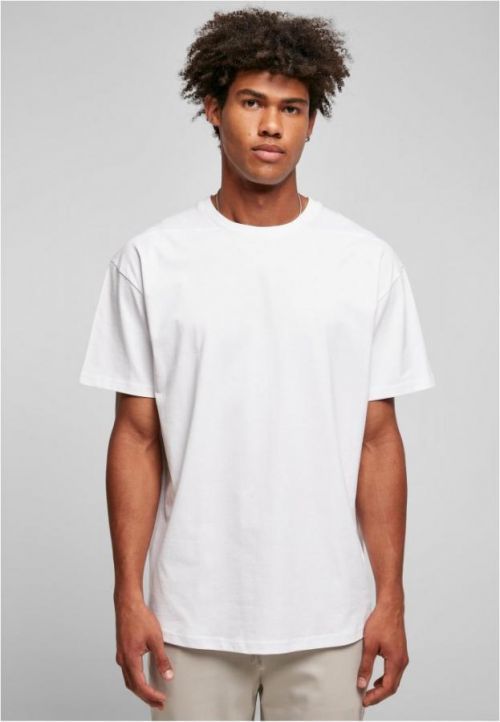 Recycled Curved Shoulder Tee - white 3XL