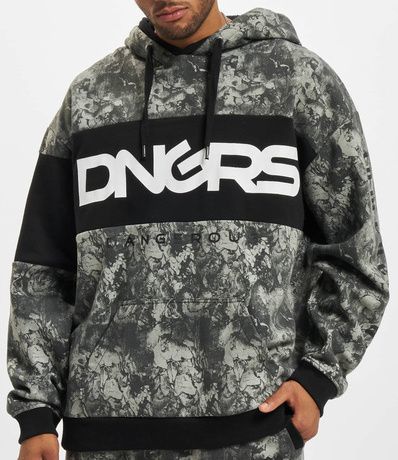 Mikina Dangerous DNGRS / Hoodie Marble in black 2XL