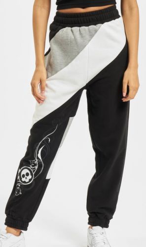 Tepláky Dangerous DNGRS / Sweat Pant Skull in black white S