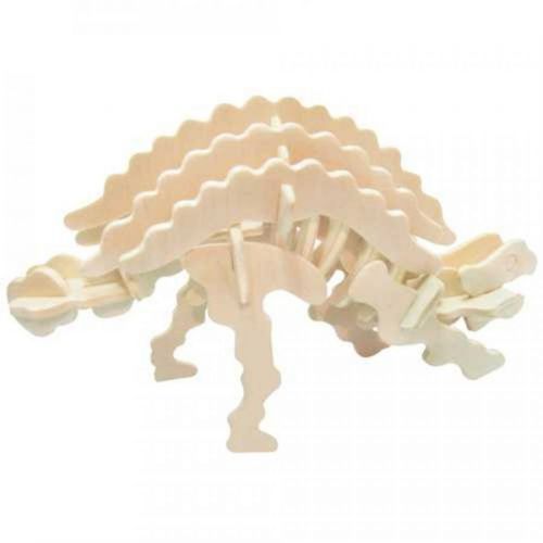 Woodcraft construction kit Woodcraft Dřevěné 3D puzzle Ankylosaurus