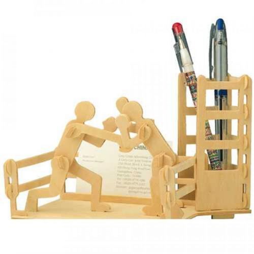 Woodcraft construction kit Woodcraft Dřevěné 3D puzzle stojánek na tužky box