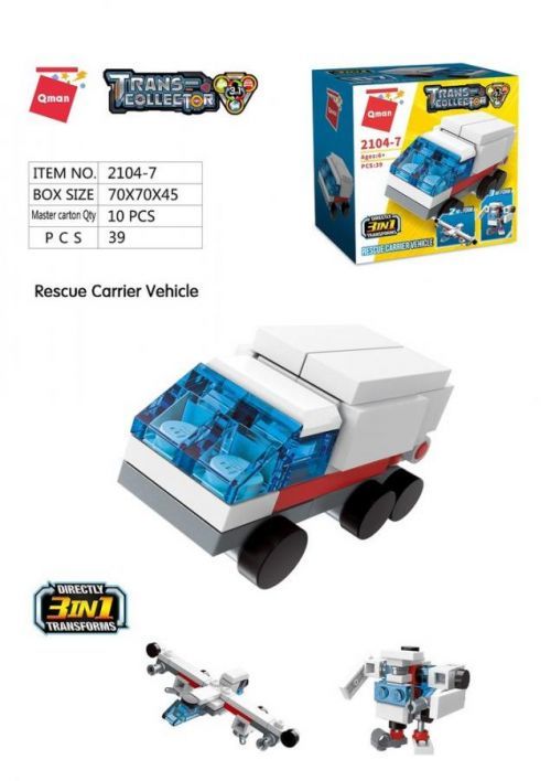 Qman Trans Collector 3in1 2104-7 Záchranářské auto 