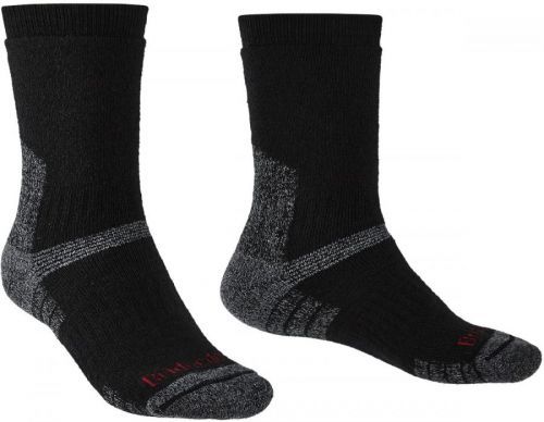 Ponožky Bridgedale Explorer HW MP Boot Velikost ponožek: 40-43 / Barva: černá
