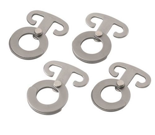 Sada háčků Outwell Accessory hooks 4 pcs. Barva: stříbrná