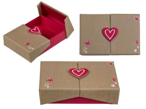 Dárková krabička se srdcem