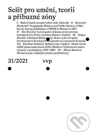 Sešit pro umění, teorii a příbuzné zóny 31/2021 - Akademie výtvarných umění