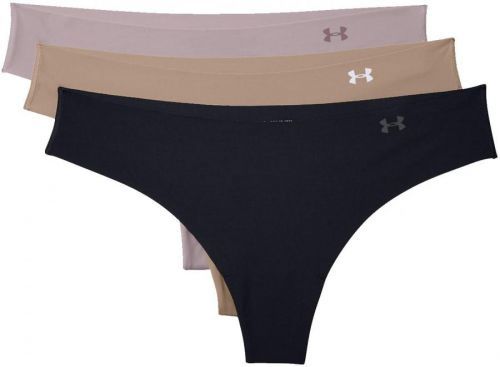 Kalhotky Under Armour PS Thong 3Pack -BLK