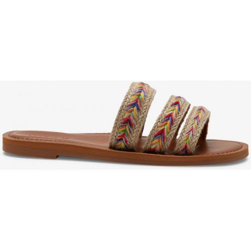 Pantofle Roxy Wyld Rose - Hnědá - Us10