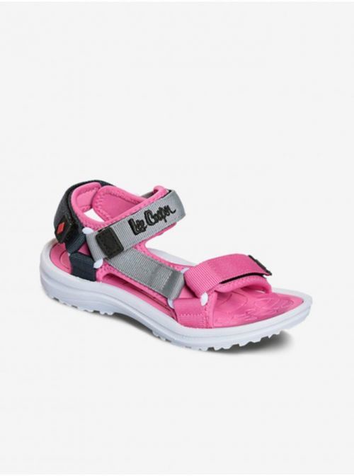 Ružové dívčí sandály Lee Cooper