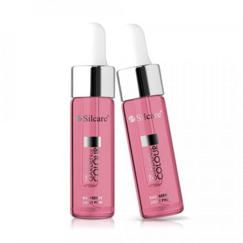 Silcare The Garden of Color Nail Oil Raspberry Light Pink Hydratační a regenerační olej na nehty s vůní malin 15 ml