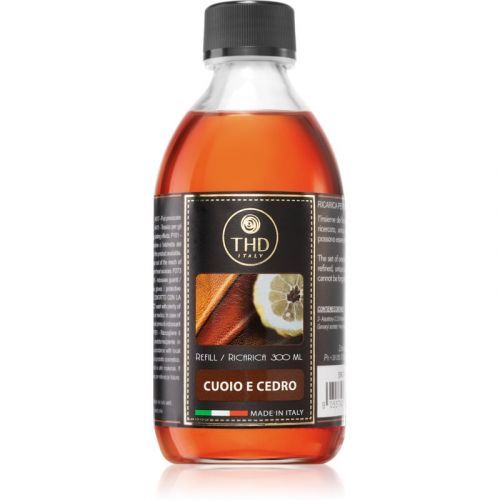 THD Ricarica Cuoio E Cedro náplň do aroma difuzérů 300 ml