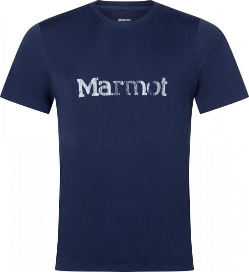 Marmot Men's Windridge Logo Short-Sleeve T-Shirt - arctic navy Velikost: M