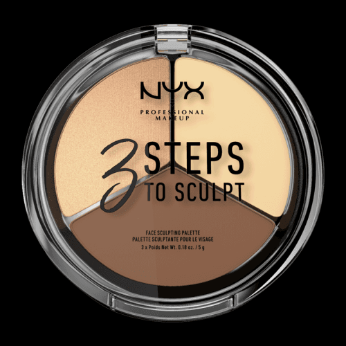 NYX Professional Makeup 3 Steps to Sculpt konturovací paletka odstín Light 5g