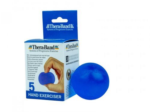 Theraband  Thera-Band Hand Exerciser - posilovač rukou gelová kulička, modrá - tvrdá