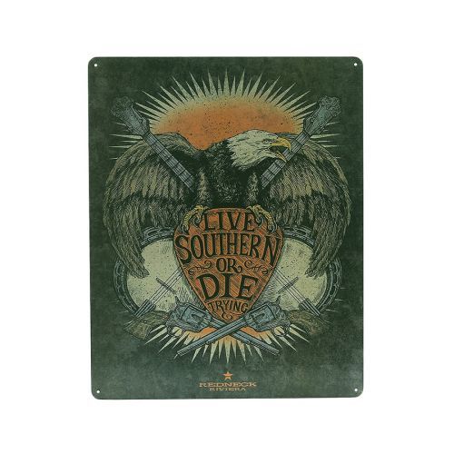 Cedule plechová Retro Live Southern