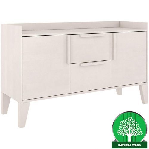Dřevěná komoda buk Skandica agava bílá