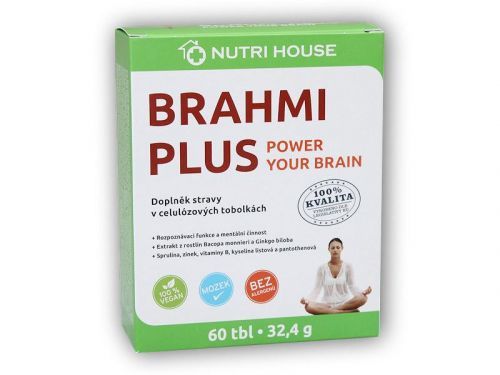 Nutri House Brahmi plus 60 kapslí