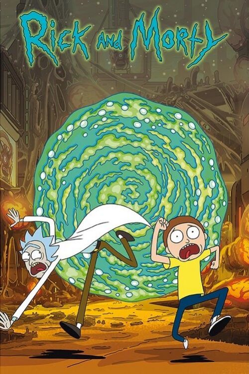 GB EYE Plakát, Obraz - Rick and Morty - Portal, (61 x 91.5 cm)