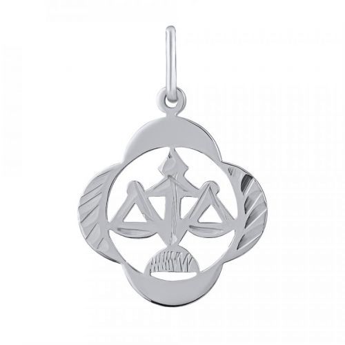 Stříbrný přívěsek znamení zvěrokruhu Váhy - čtyřlístek - SILVEGOB10281S10