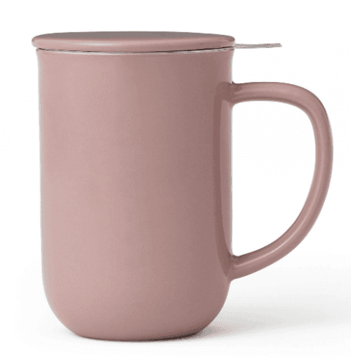 Hrnek na čaj s filtrem a víkem Minima Viva Scandinavia 500 ml růžový
