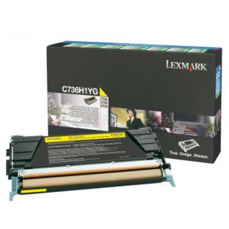 Lexmark toner C736h1yg Toner, žlutý