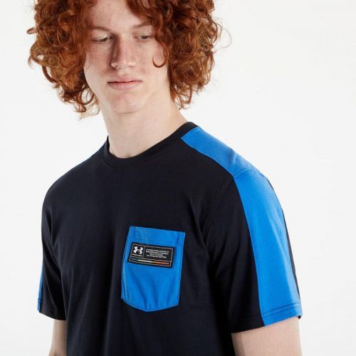 Under Armour Pocket Tee Black/ White M