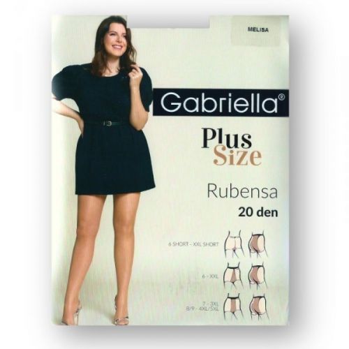 Gabriella 161 Rubensa plus 8/9 Punčochové kalhoty 8/9 černá