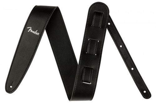 Fender Vegan Leather Strap, Black, 2.5