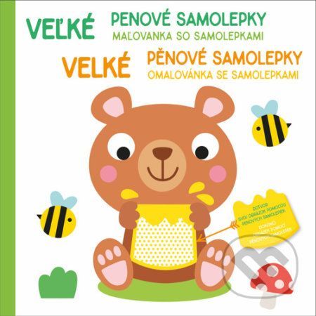 Veľké penové samolepky: Medvedík - YoYo Books