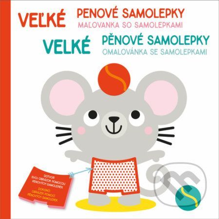 Veľké penové samolepky: Myška - YoYo Books