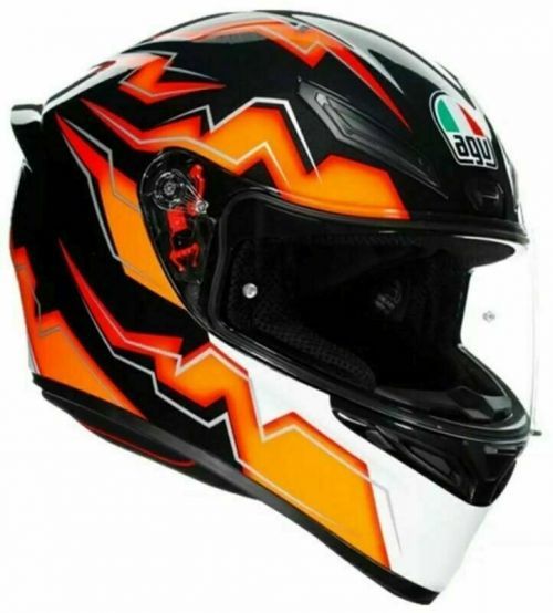 AGV K1 Kripton Black/Orange M/S Přilba