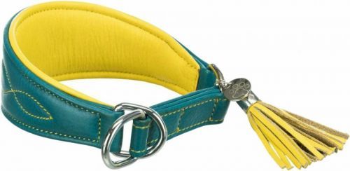 Trixie ACTIVE kožený obojek Comfort pro chrty - velikost S–M: 33–42 cm, Š 60 mm