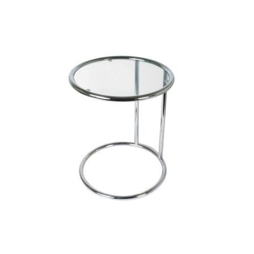 Leitmotiv Chromovaný kulatý konferenční stolek Leitmotiv TN646