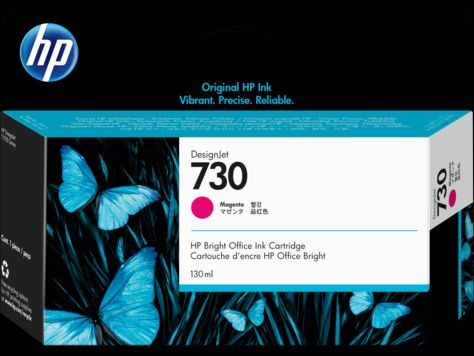HP 730 130-ml Magenta Ink Cartridge
